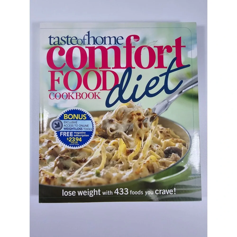 Taste of Home Comfort Food Diet Cookbook 433 Recipes 6-Week Meal Plan 2009 HC